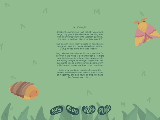 bug screenshot