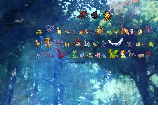 pokemon/sprites screenshot