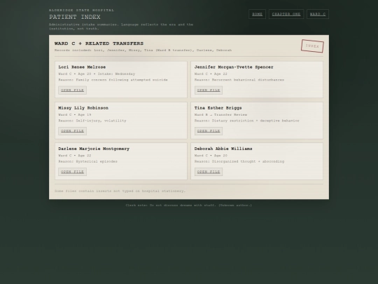 patients screenshot