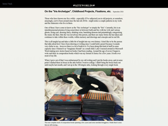 journal/iristype screenshot