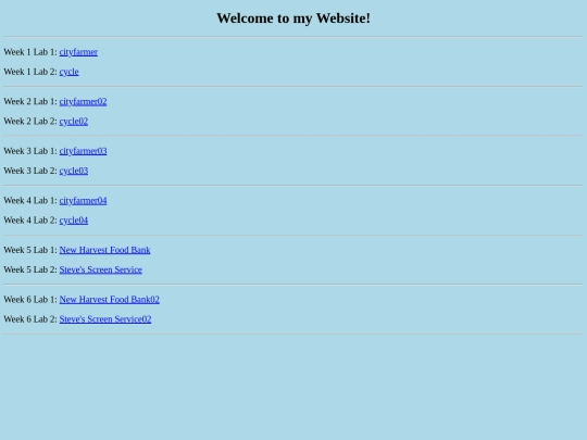 index screenshot
