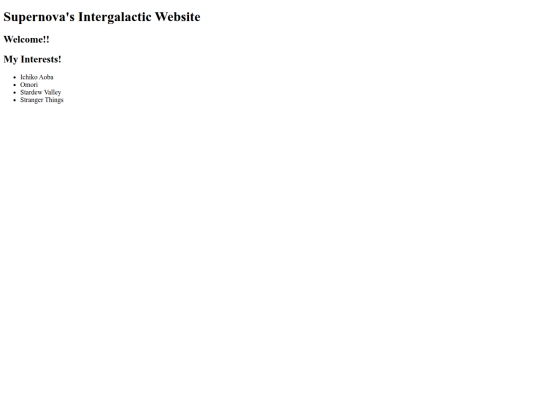 index screenshot
