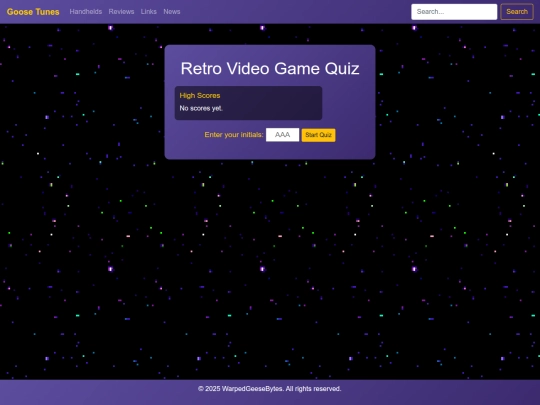 p/quiz/retro-quiz screenshot