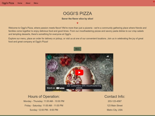Oggi's-pizza screenshot