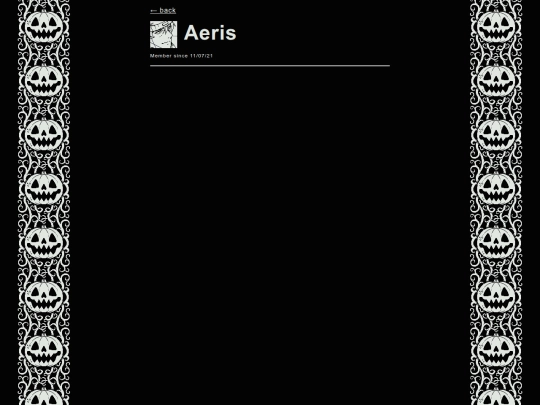 members/profile/Aeris screenshot