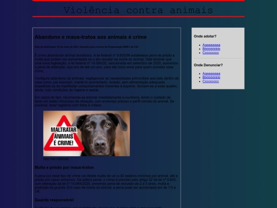 Layout Semântico/layout_Semântico screenshot