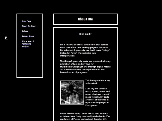 aboutme screenshot
