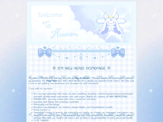 Homepage screenshot