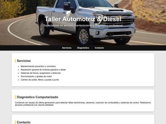 pagina screenshot