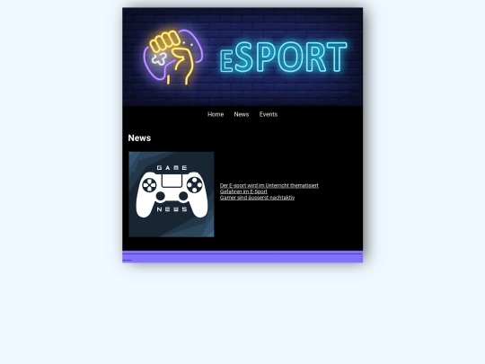 News screenshot