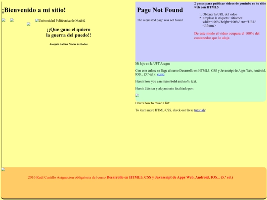 Pagina personal de Raúl Castillo_a screenshot