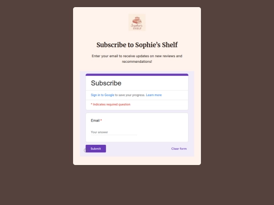 subscribe screenshot