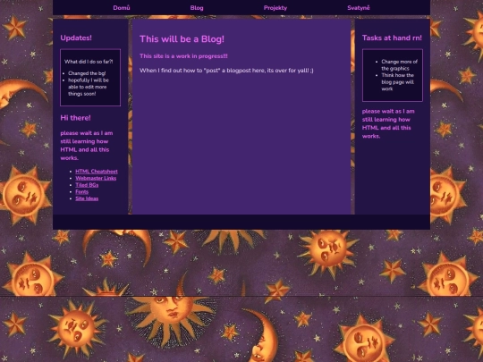 Blog screenshot
