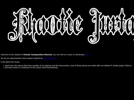 index screenshot