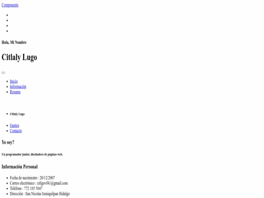 index screenshot