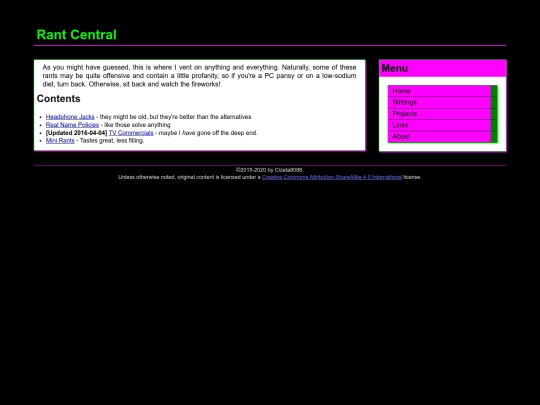 rantcentral screenshot