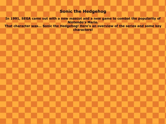 sonic screenshot