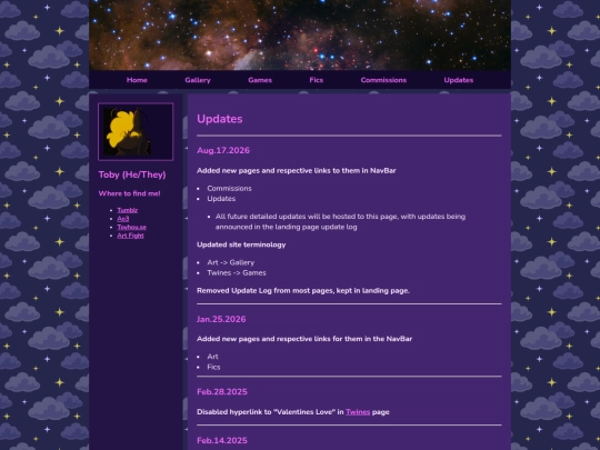 Updates screenshot