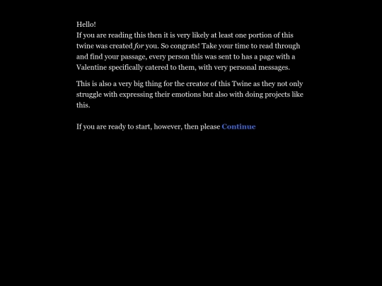 Valentines love screenshot