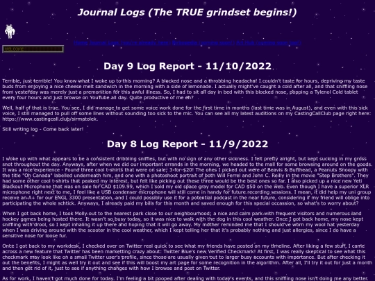 journal screenshot
