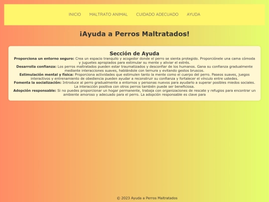 misitioweb/ayuda screenshot