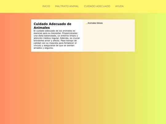 misitioweb/cuidado screenshot