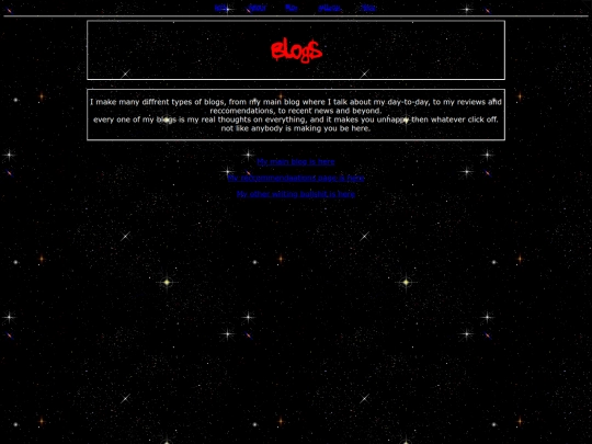 bloghome screenshot