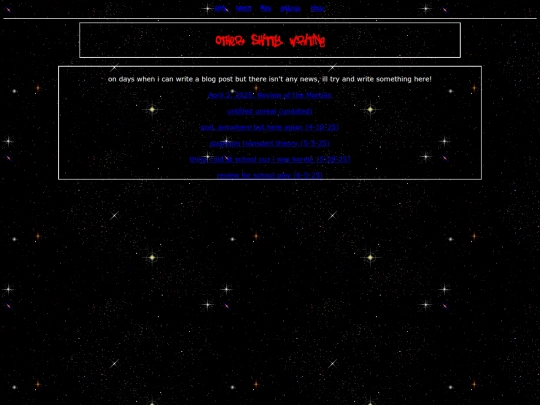 writing screenshot