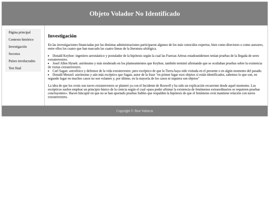 investigaación screenshot