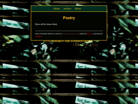 poetry screenshot
