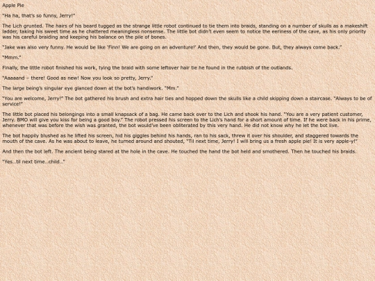 apple-pie-fanfiction screenshot