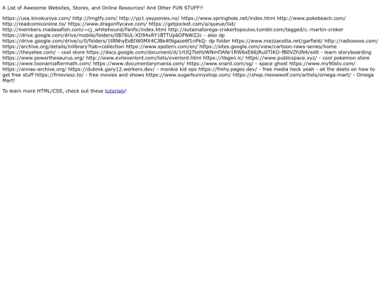 resources screenshot