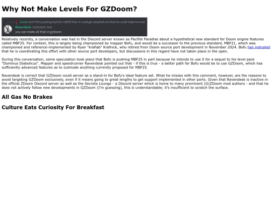 blog/why-not-gzdoom screenshot