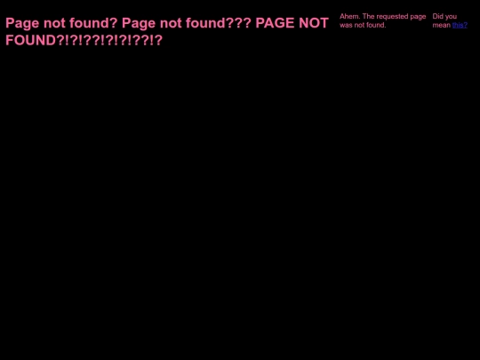 not_found screenshot