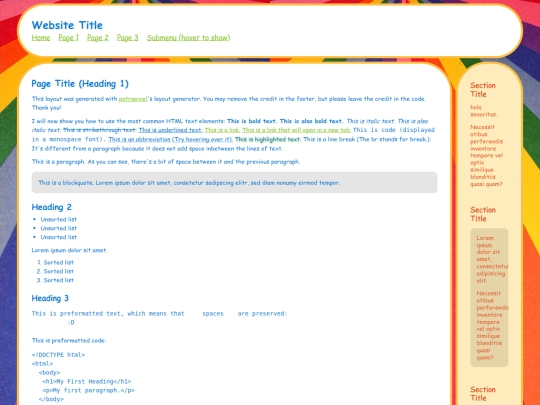 index screenshot