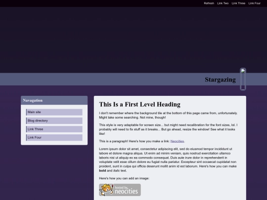 blog screenshot