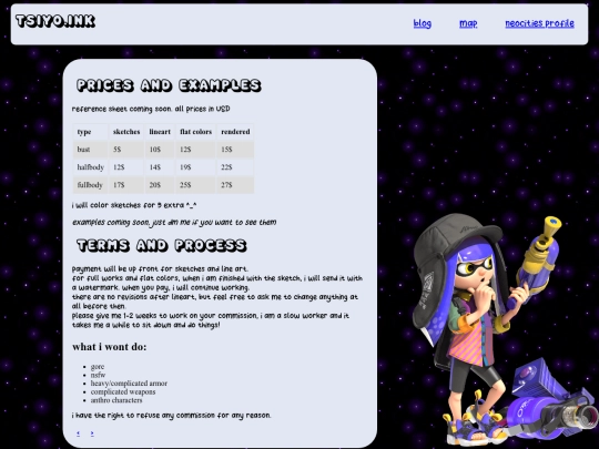 commission/prices screenshot