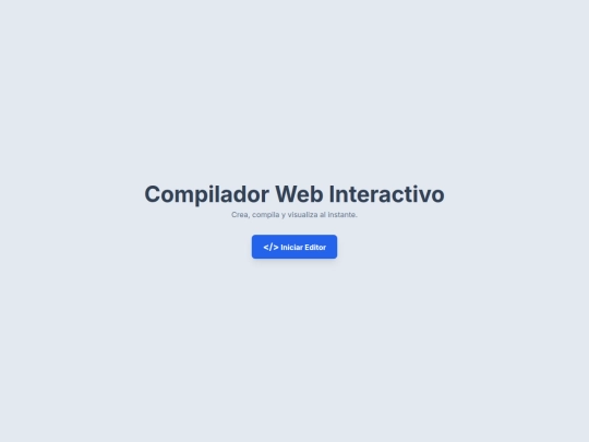 Compilador screenshot