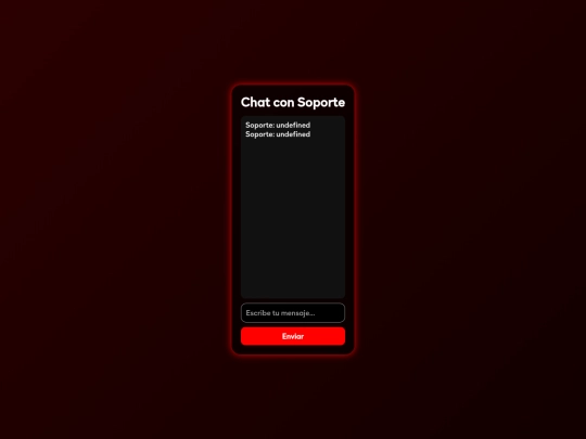 Soporte screenshot