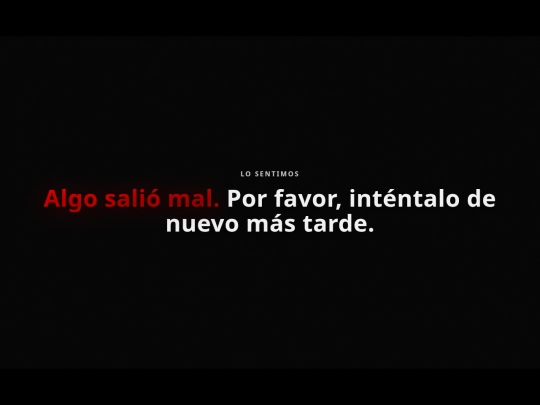 error screenshot