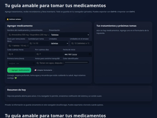 horariopastillas screenshot