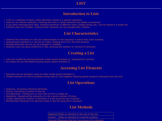 web/list screenshot