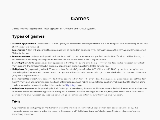 Functioner/games screenshot