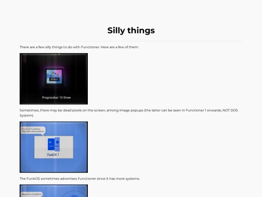 Functioner/sillythings screenshot