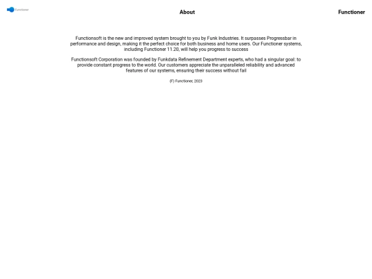 Functionnet/Functionsoft/about screenshot