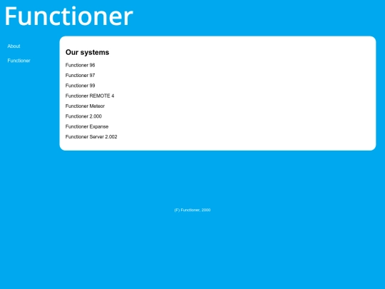 Functionnet/Functionsoft/old/system screenshot