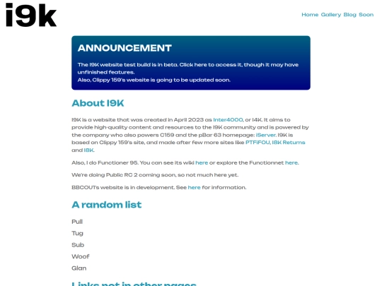 index screenshot