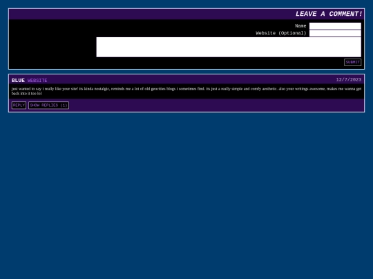 guestbook screenshot