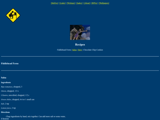 recipes screenshot