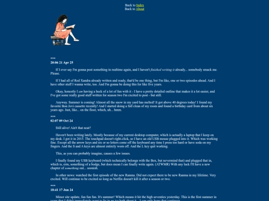writings/blog screenshot